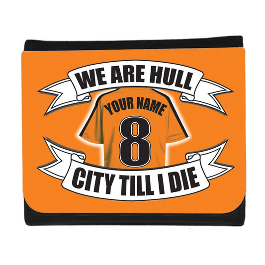 Hull Personalised Football Shirt Money Wallet Gift
