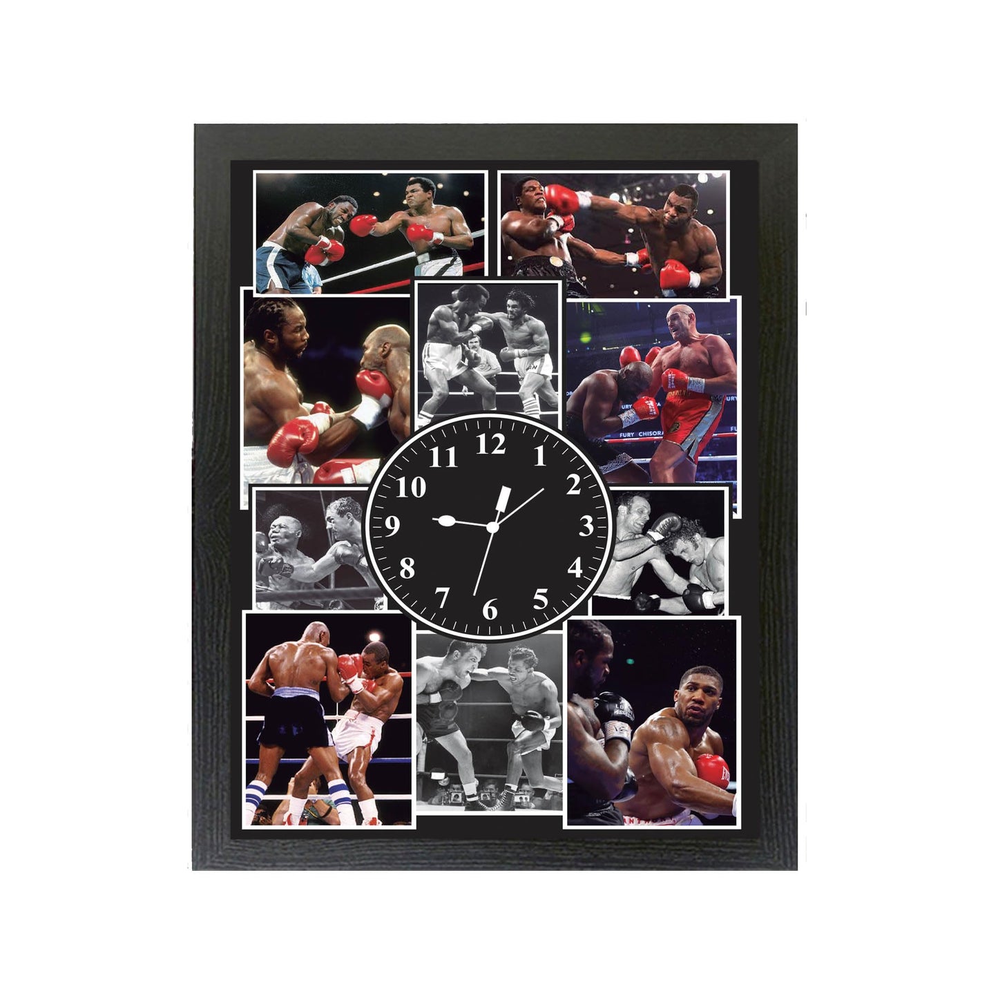 The Greatest Icon Boxing Legends Framed Wall Mountable Clock Gift