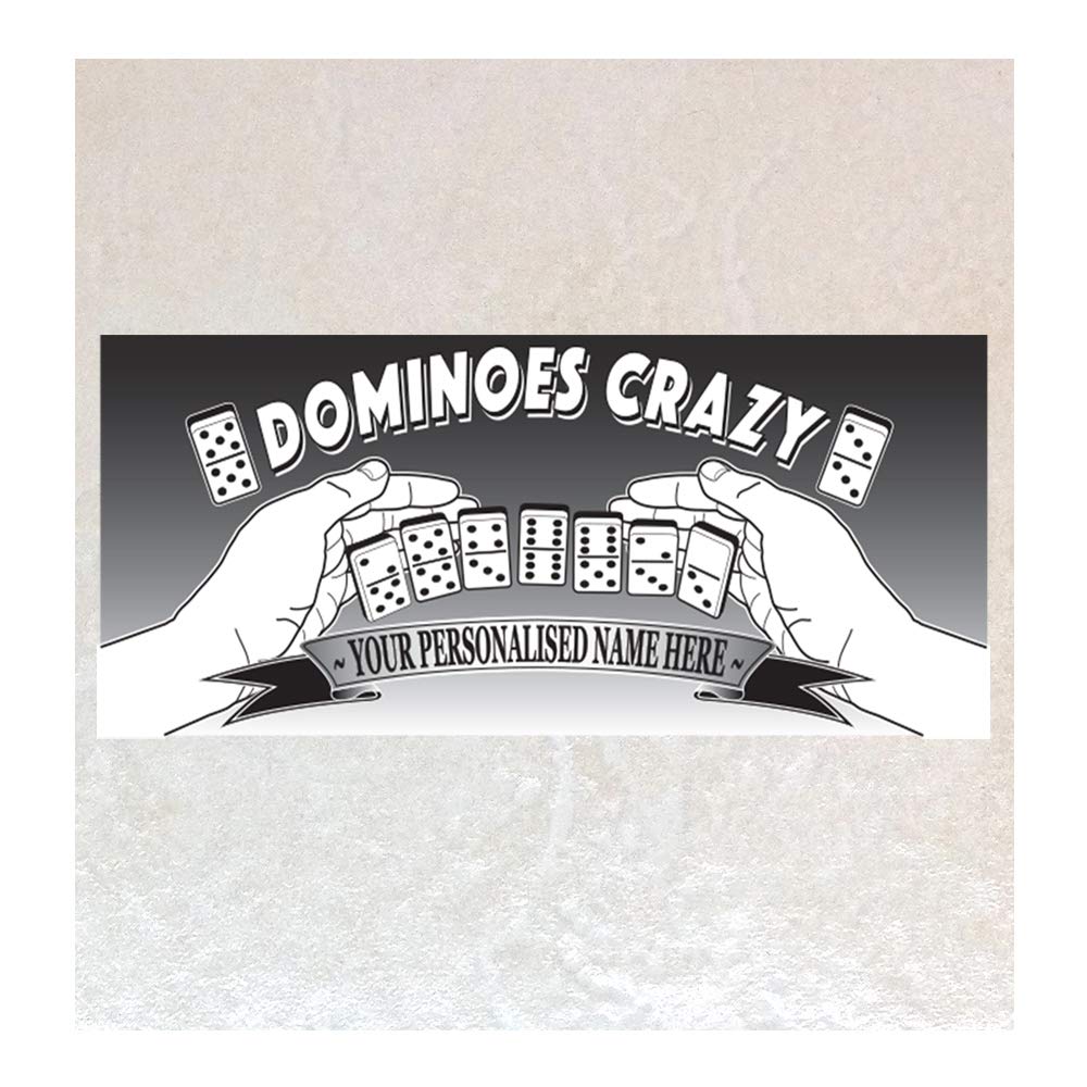 Dominoes Crazy Personalised Sports and Hobby Gift Mug