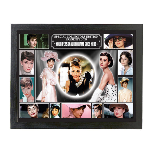 Audrey Hepburn Icon Personalised Framed Picture