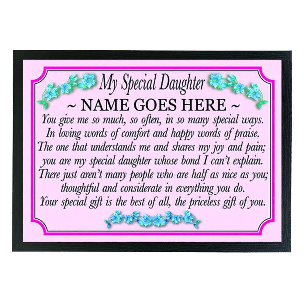 My Special Daughter personalised lap tray gift