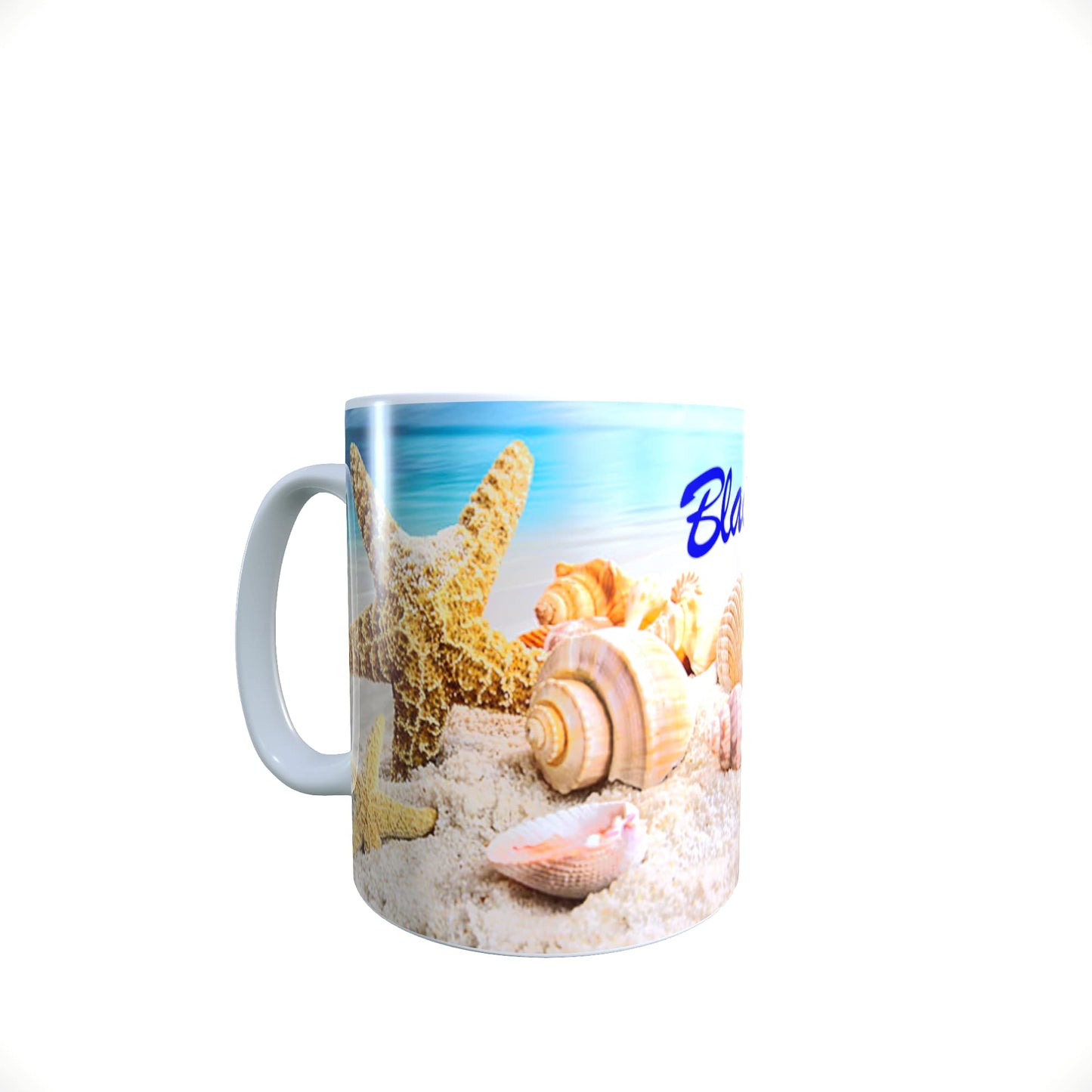 Seashells on The Seashore Personalised Mug Gift