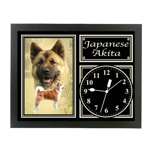 Japanese Akita Dog Breed Gift Clock