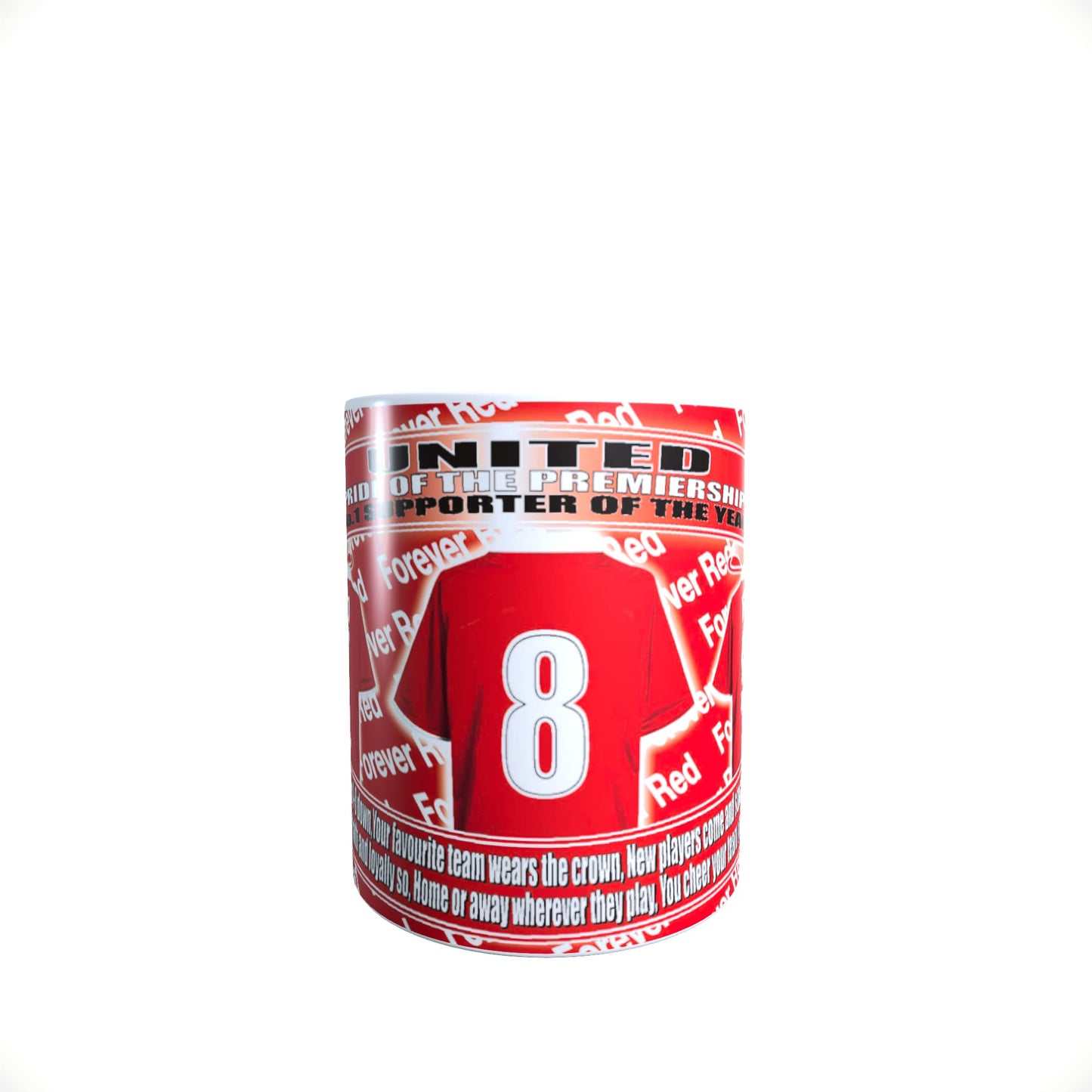 Manchester Reds Football Shirt Lap Tray And Mug Gift Set, MANREDS- LapMugGiftSet_000