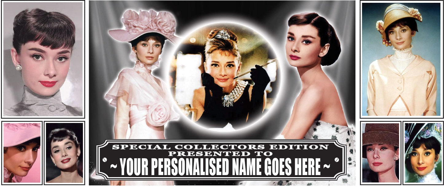 Hepburn Personalised Movie Icon Mug with Choice of Sweets Gift