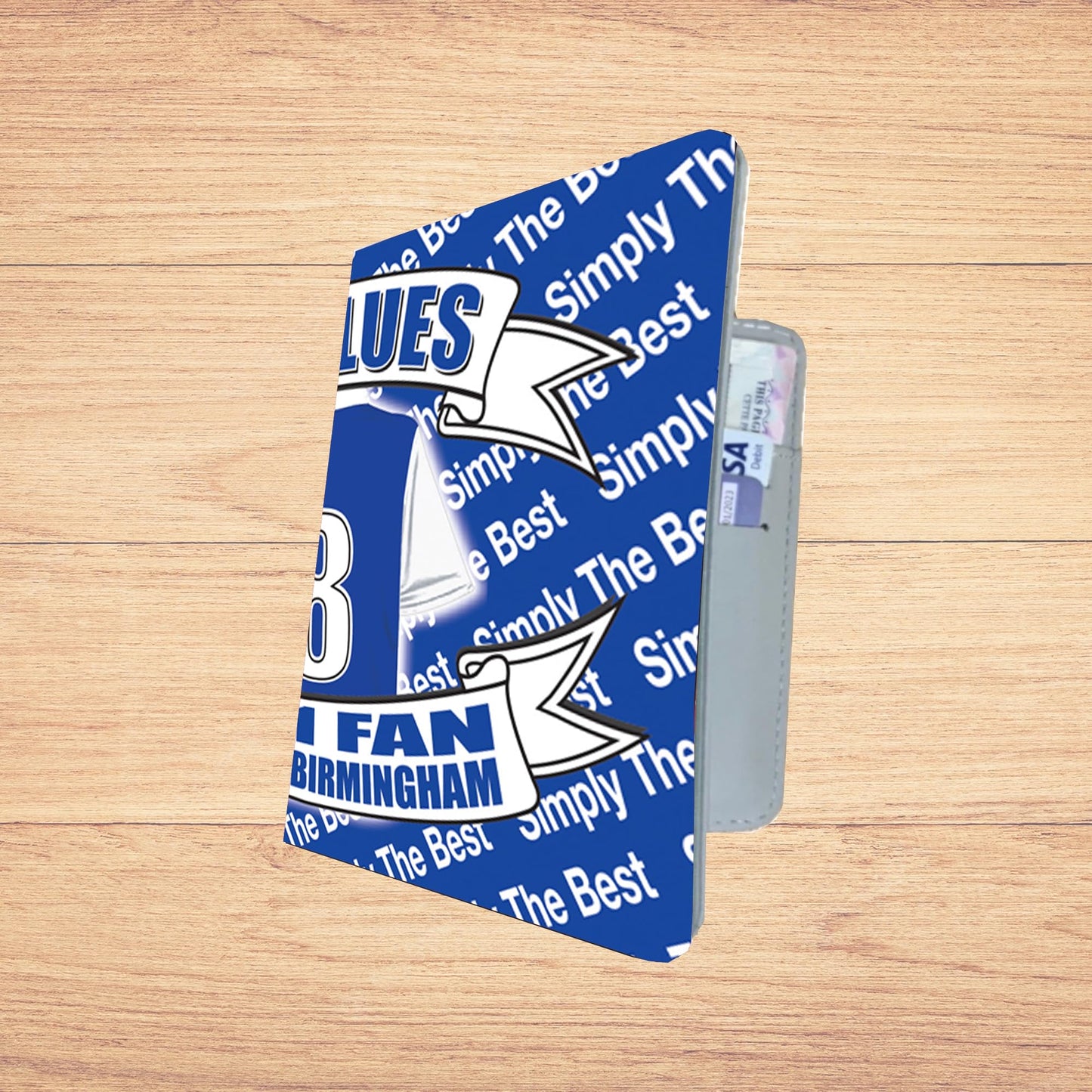 Birmingham Football Shirt Travel Passport Holder Case Gift Present