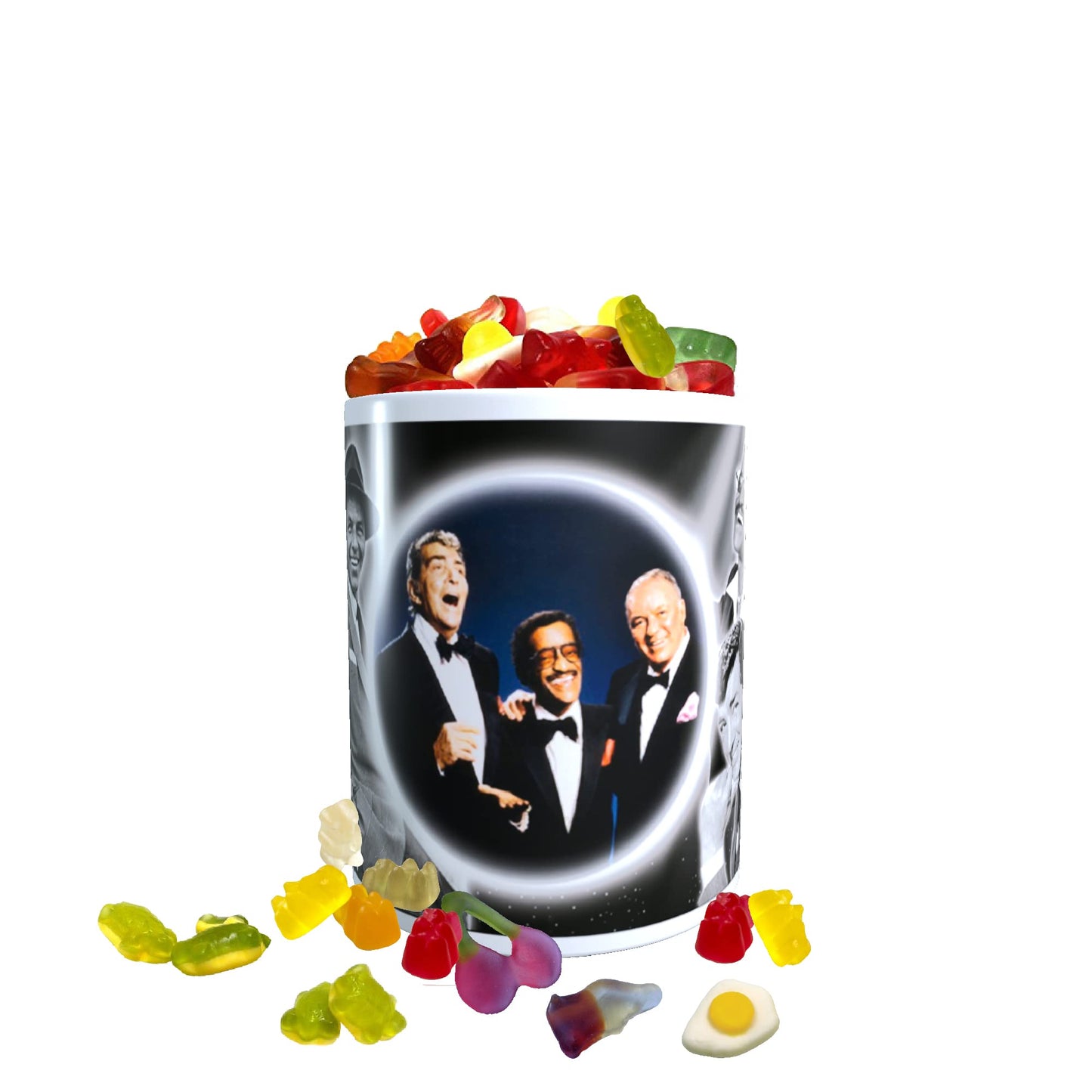 The Rat Pack Icon Gift Mug with Sweets