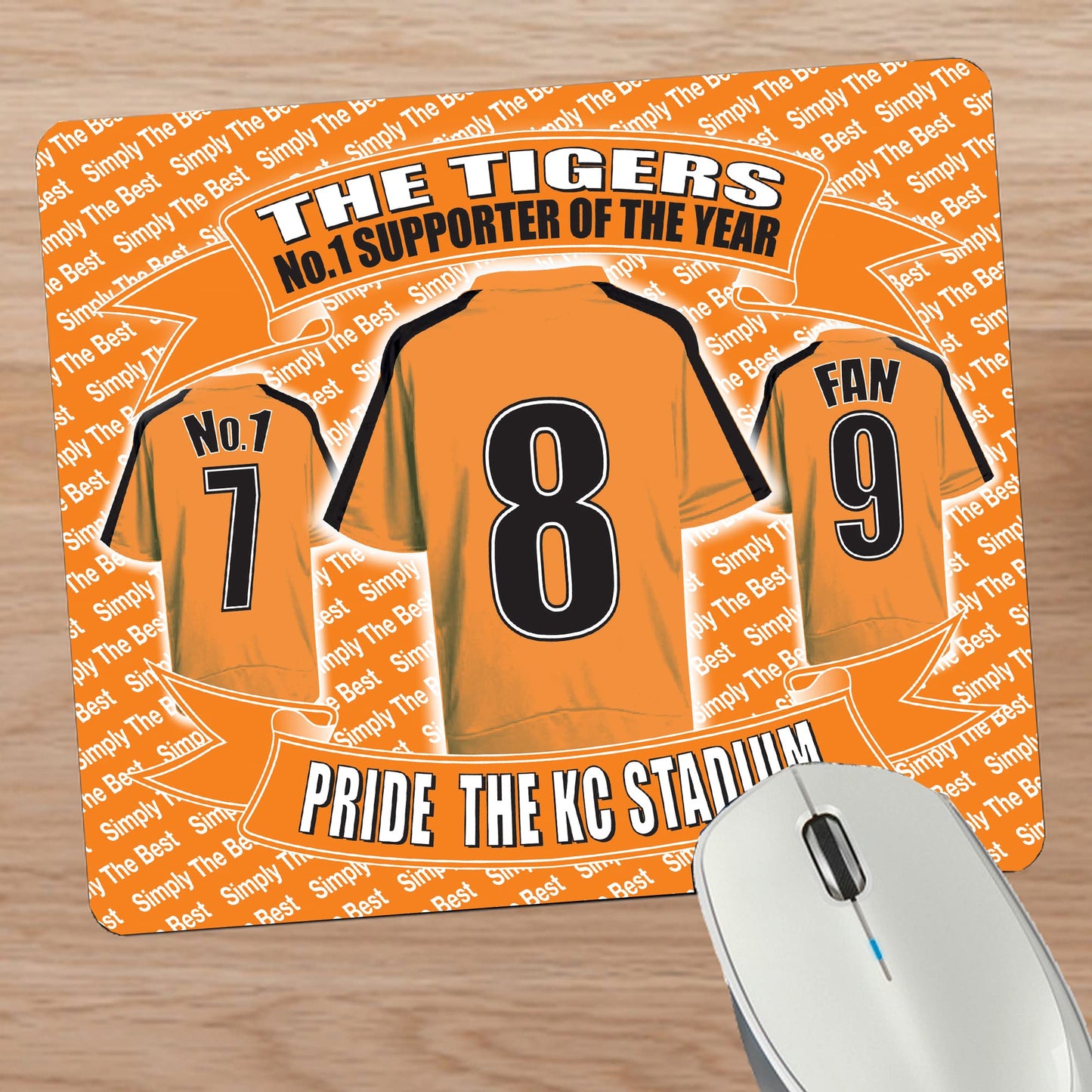 Hull Football Shirt Mouse Mat Gift