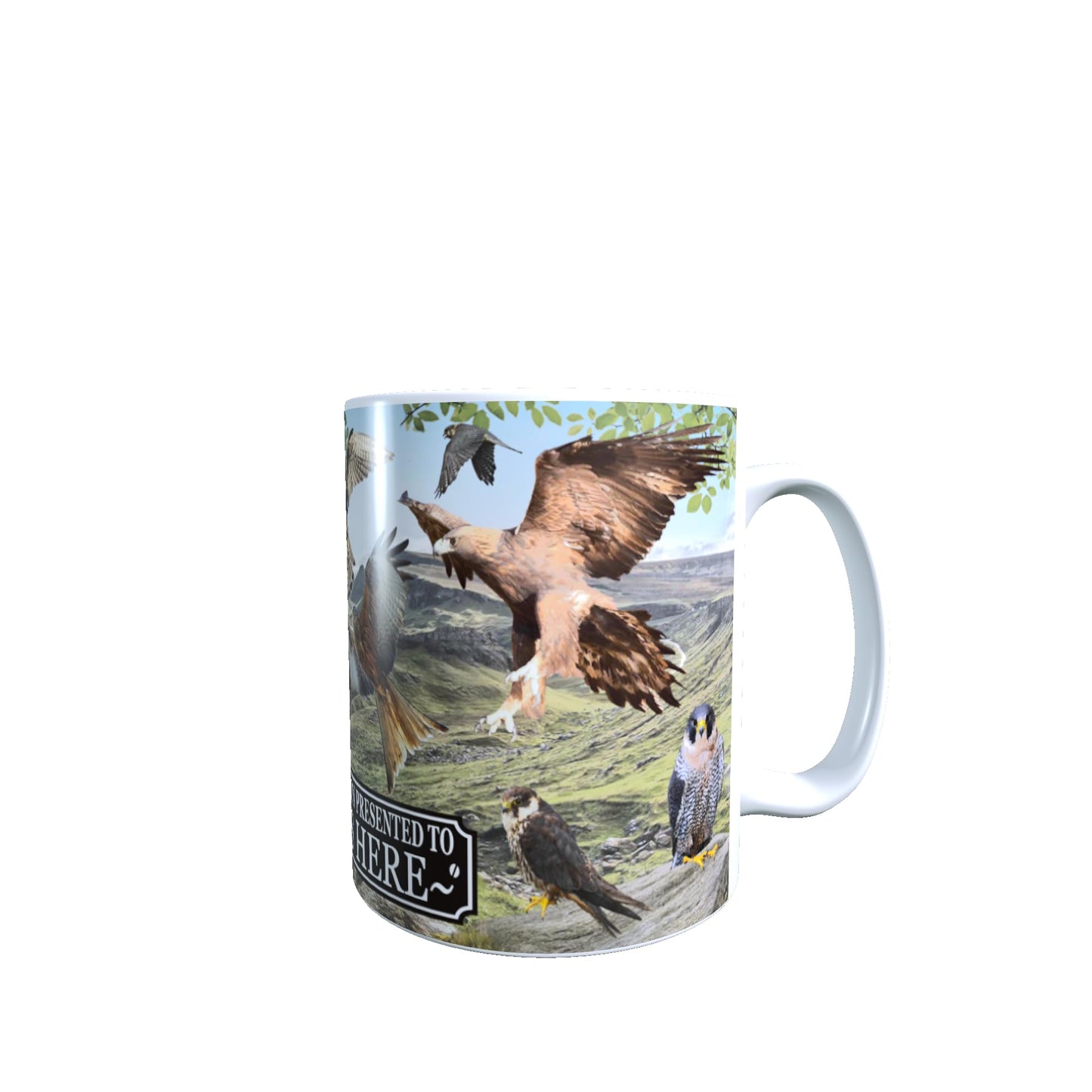 British Bird of Prey Personalised Mug Gift