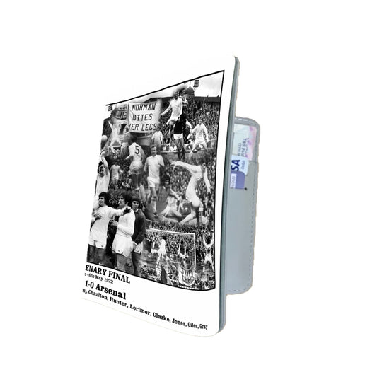 1972 Football Cup Final Norman Bites Ya Legs Hunter Travel Passport Holder Case Gift Present