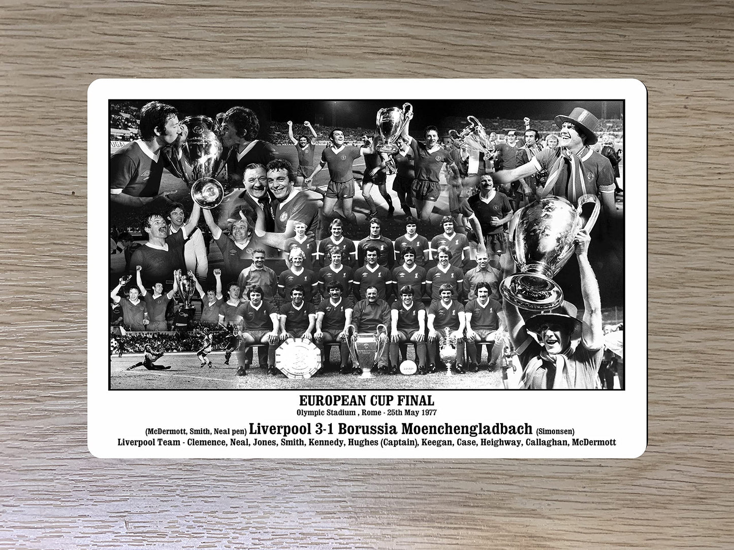 European Cup Final 1977 Liverpool Football Travel Passport Case Holder Gift