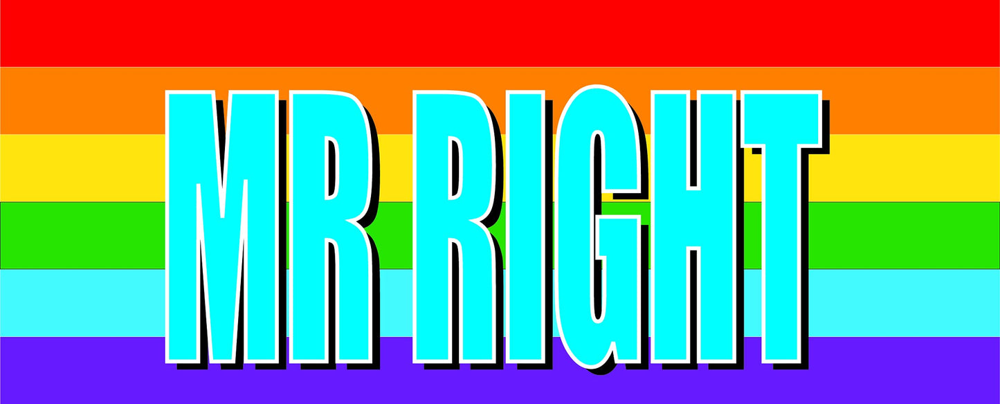 Mr Right Gay Pride Gift Mug