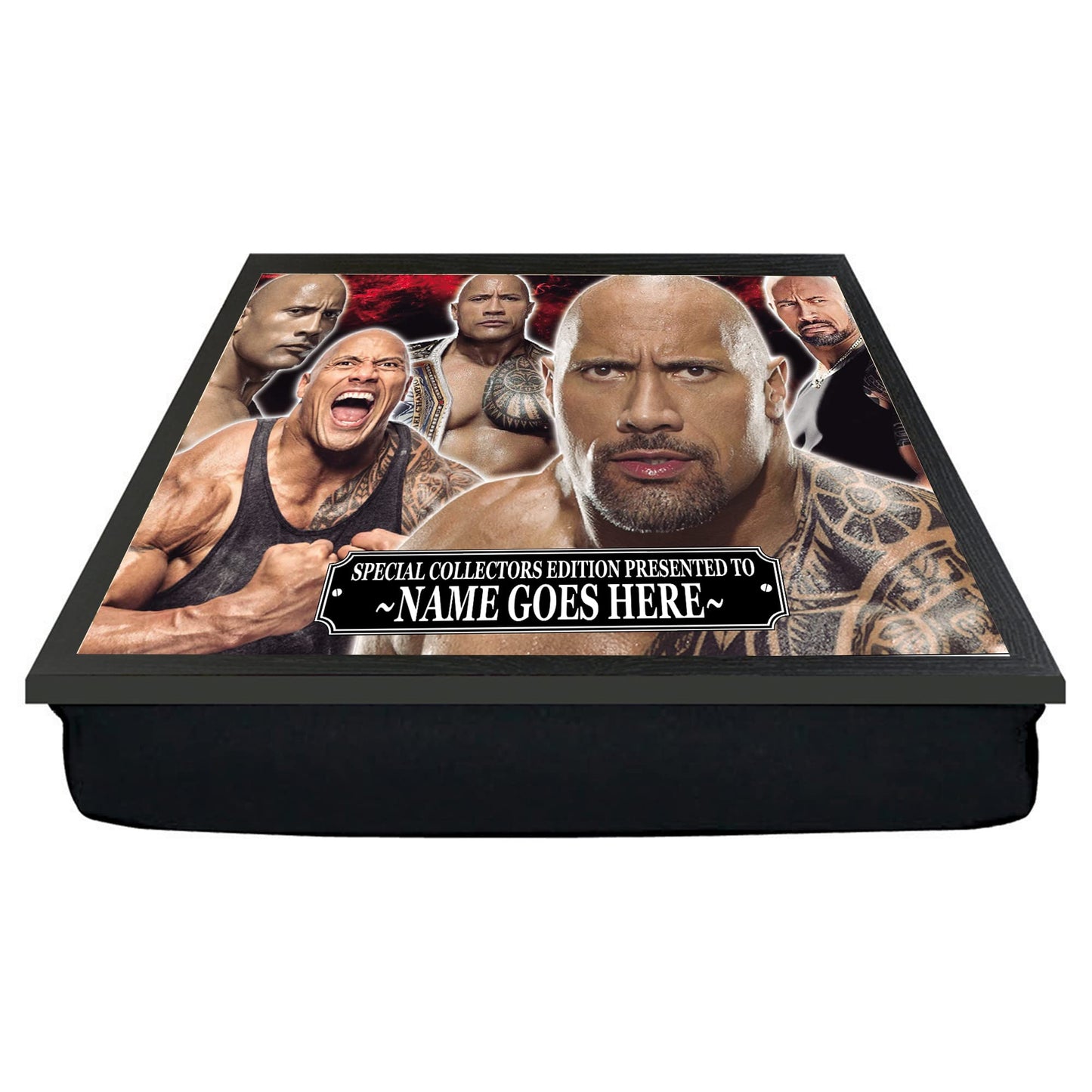 Dwayne Johnson Celebrity Icon Personalised Lap Tray