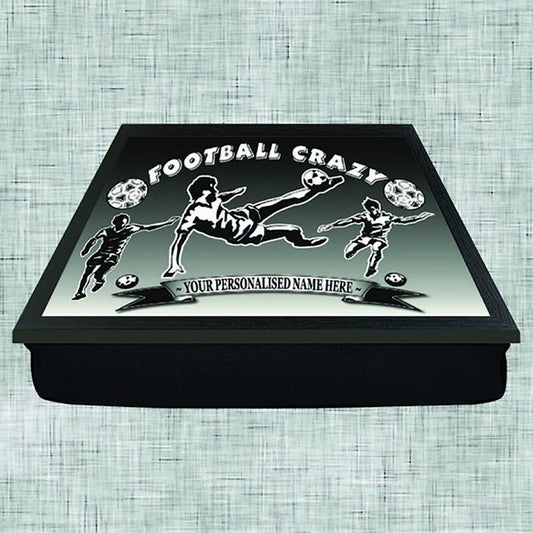 Football Crazy Personalised Lap Tray Gift