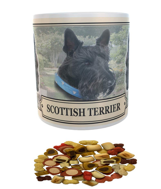 Scottish Terrier Dog Breed Gift Mug with Treats