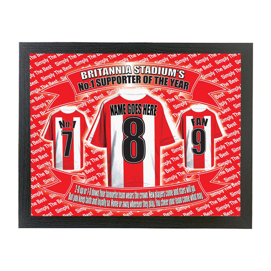 Stoke Football Shirt Personalised Picture Gift