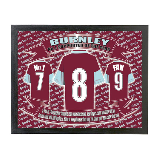 Burnley Football Shirt Picture Gift