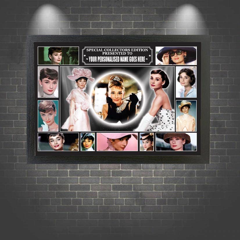 Audrey Hepburn Icon Personalised Framed Picture
