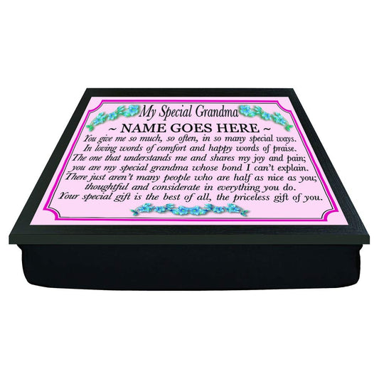 My Special Grandma personalised lap tray gift