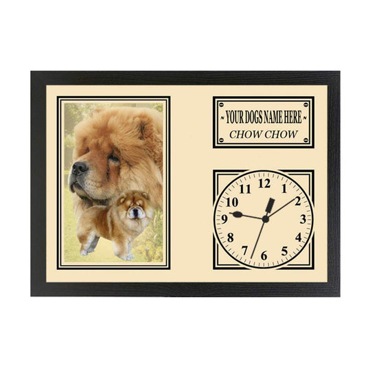 Chow Chow Personalised Dog Breed Gift Clock