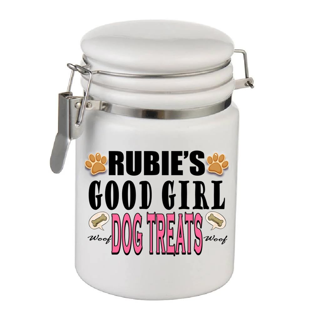Good Dog Girl Personalised Pets Treat Storage Jar Gift