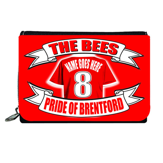 Brentford Personalised Football Shirt Gift Purse
