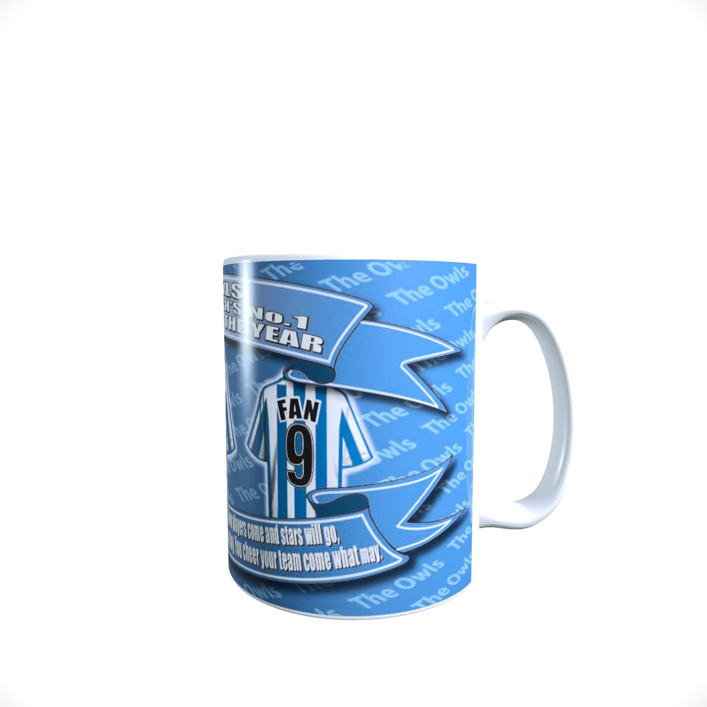 Sheff Wed Football Team Shirt Mug Gift with Chocolate Footballs