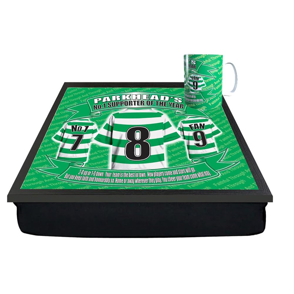 The Celts Football Club Shirt Lap Tray And Mug Gift Set