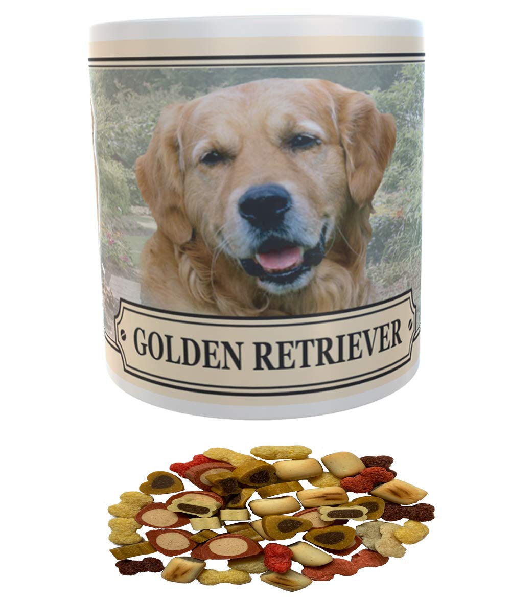 Golden Retriever Dog Breed Mug Gift with Dog Treats
