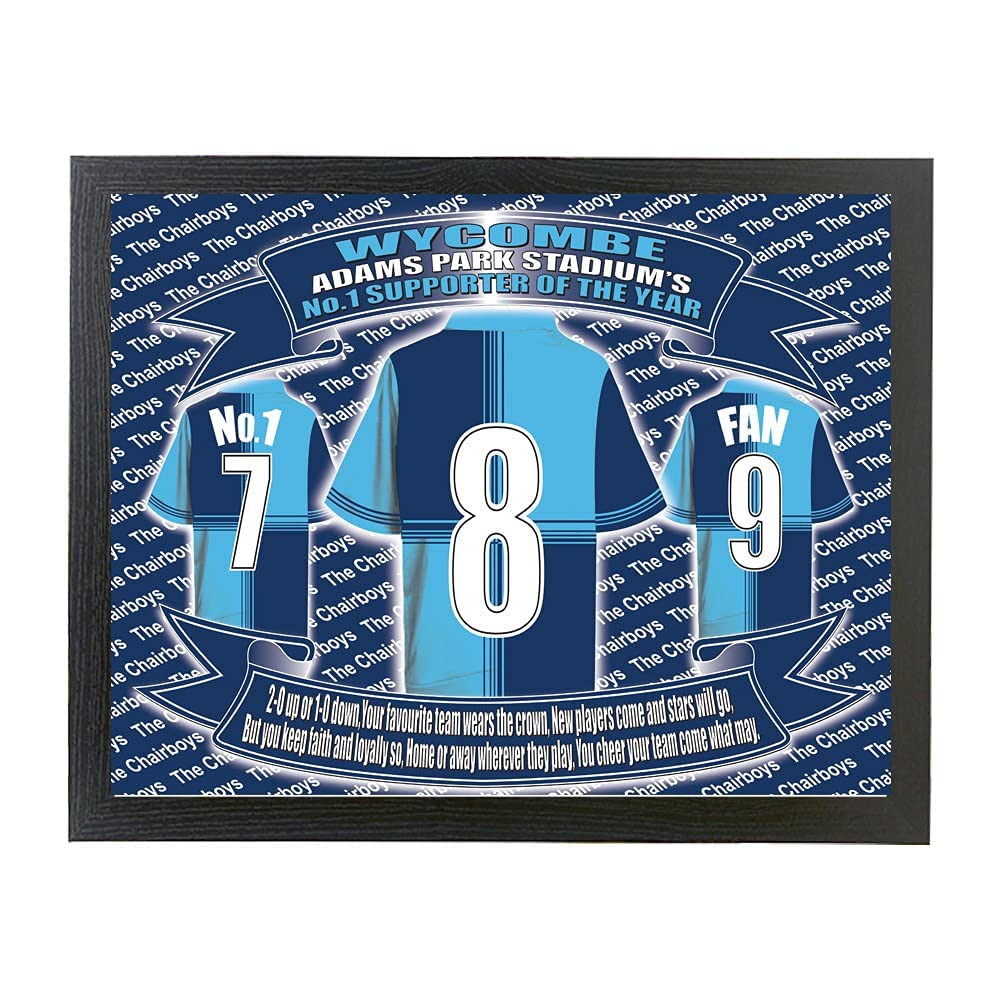 Wycombe Football Shirt Lap Tray Gift