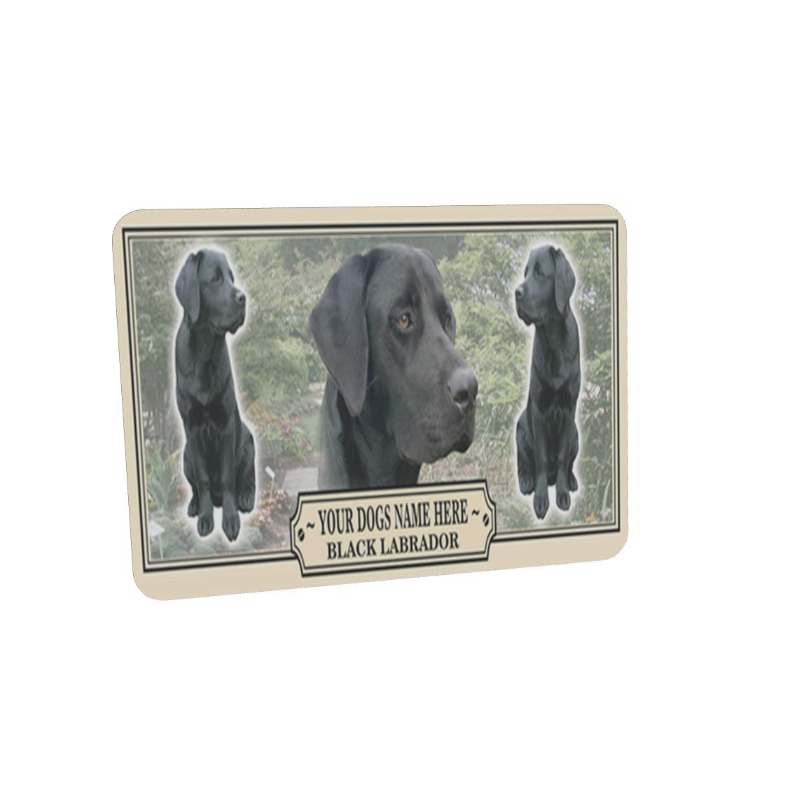 Black Labrador Personalised Dog Breed Mouse Mat Gift