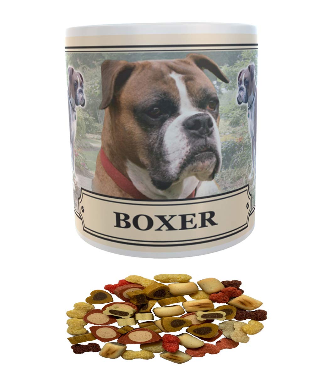 Boxer Dog Breed Gift Mug with Treats