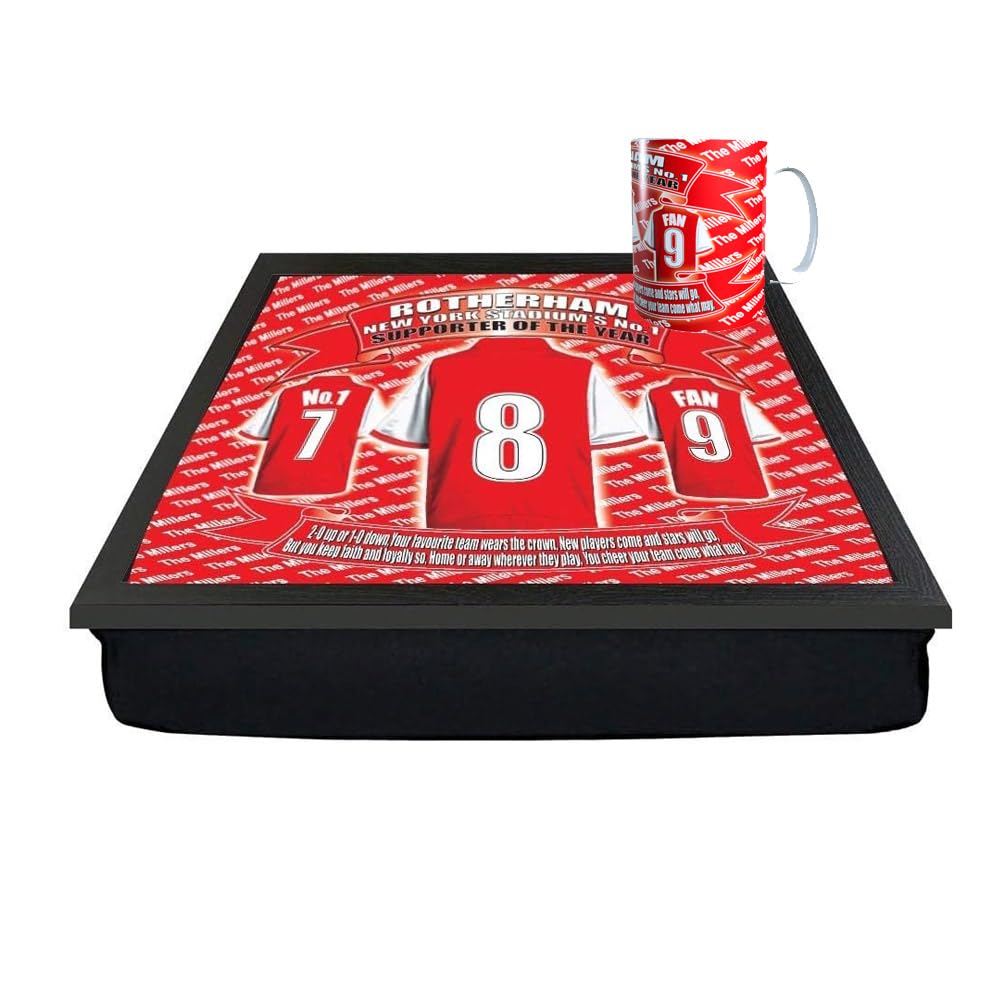 Rotherham Football Club Shirt Lap Tray And Mug Gift Set