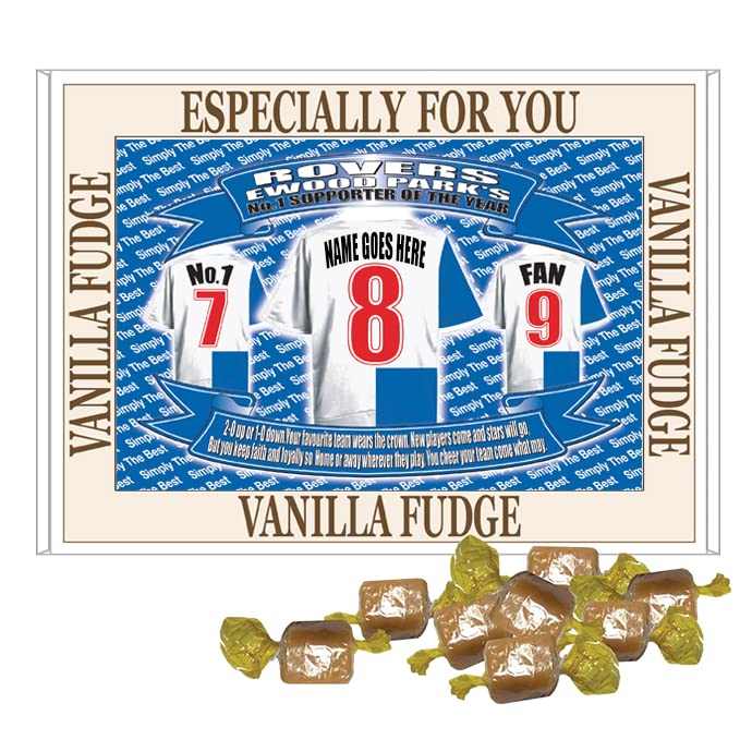 Blackburn Football Shirt Personalised Gift Boxed Sweets