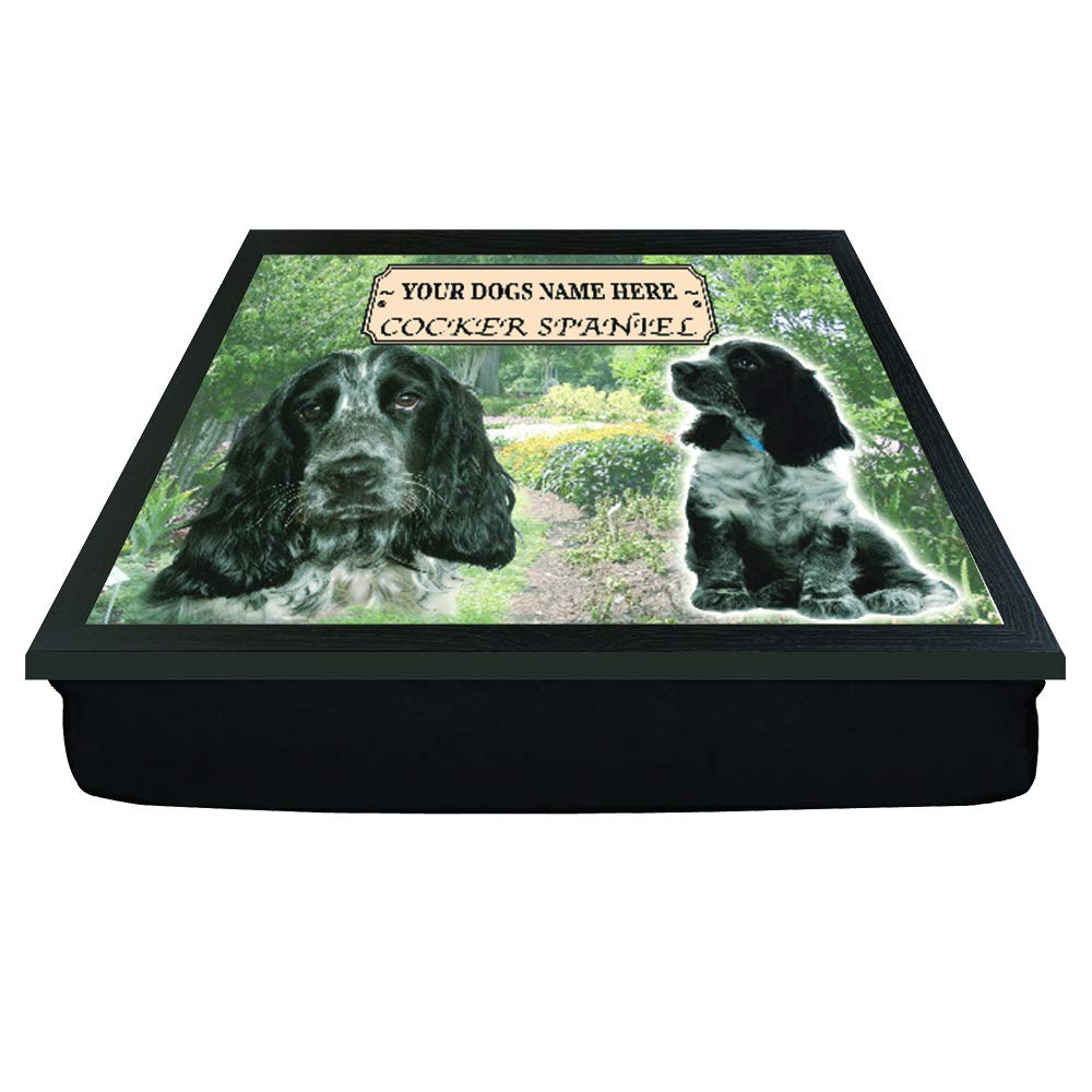 Cocker Spaniel Personalised Dog Breed Gift Lap Tray