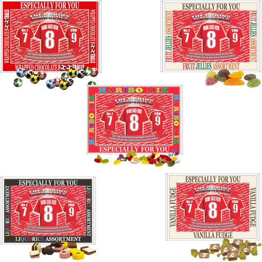 Bristol City Football Shirt Personalised Gift Boxed Sweets