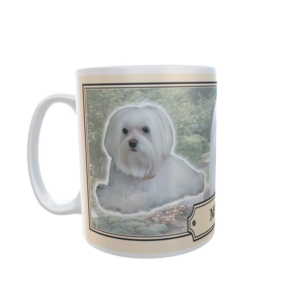 Maltese Dog Breed Gift Mug with Treats