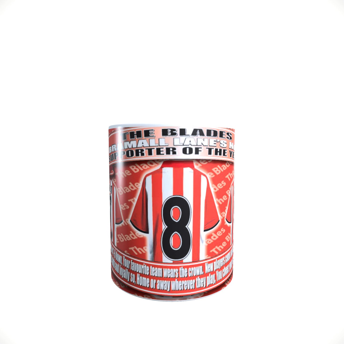 Sheffield U Football Team Shirt Mug Gift with Chocolate Footballs