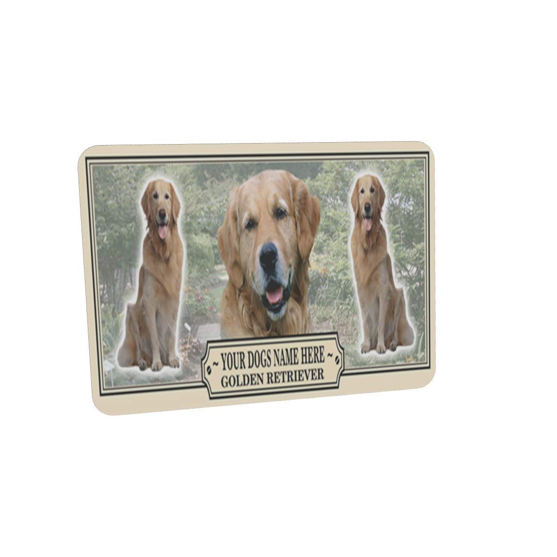 Golden Retriever Personalised Dog Breed Mouse Mat Gift