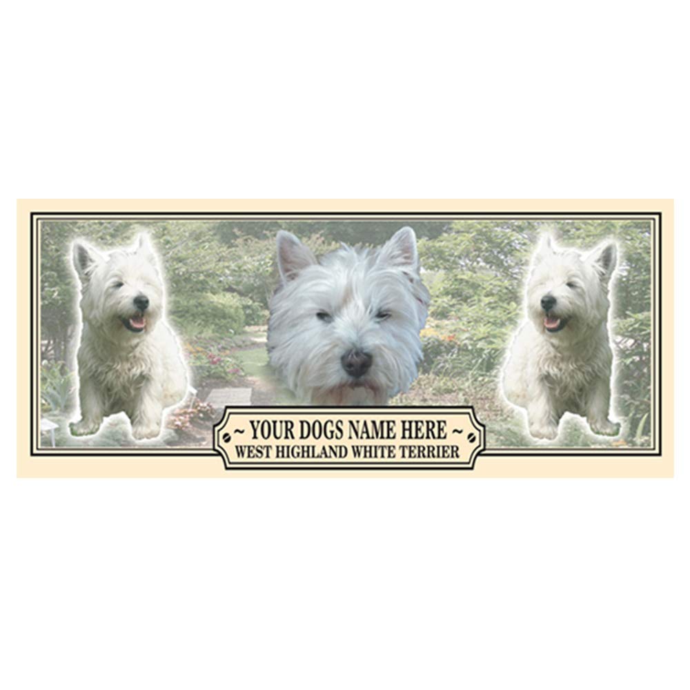 West Highland White Terrier Personalised Dog Breed Gift Mug with Treats