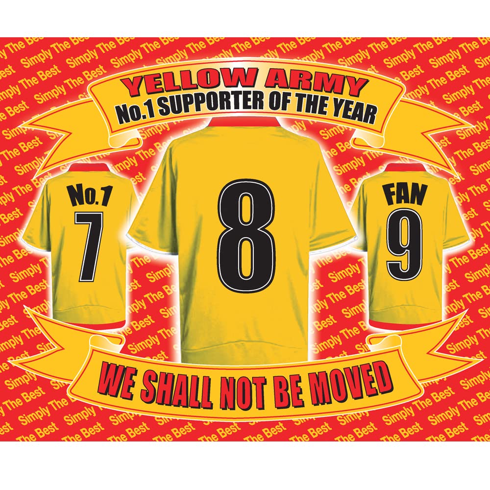 Watford Football Shirt Mouse Mat Gift