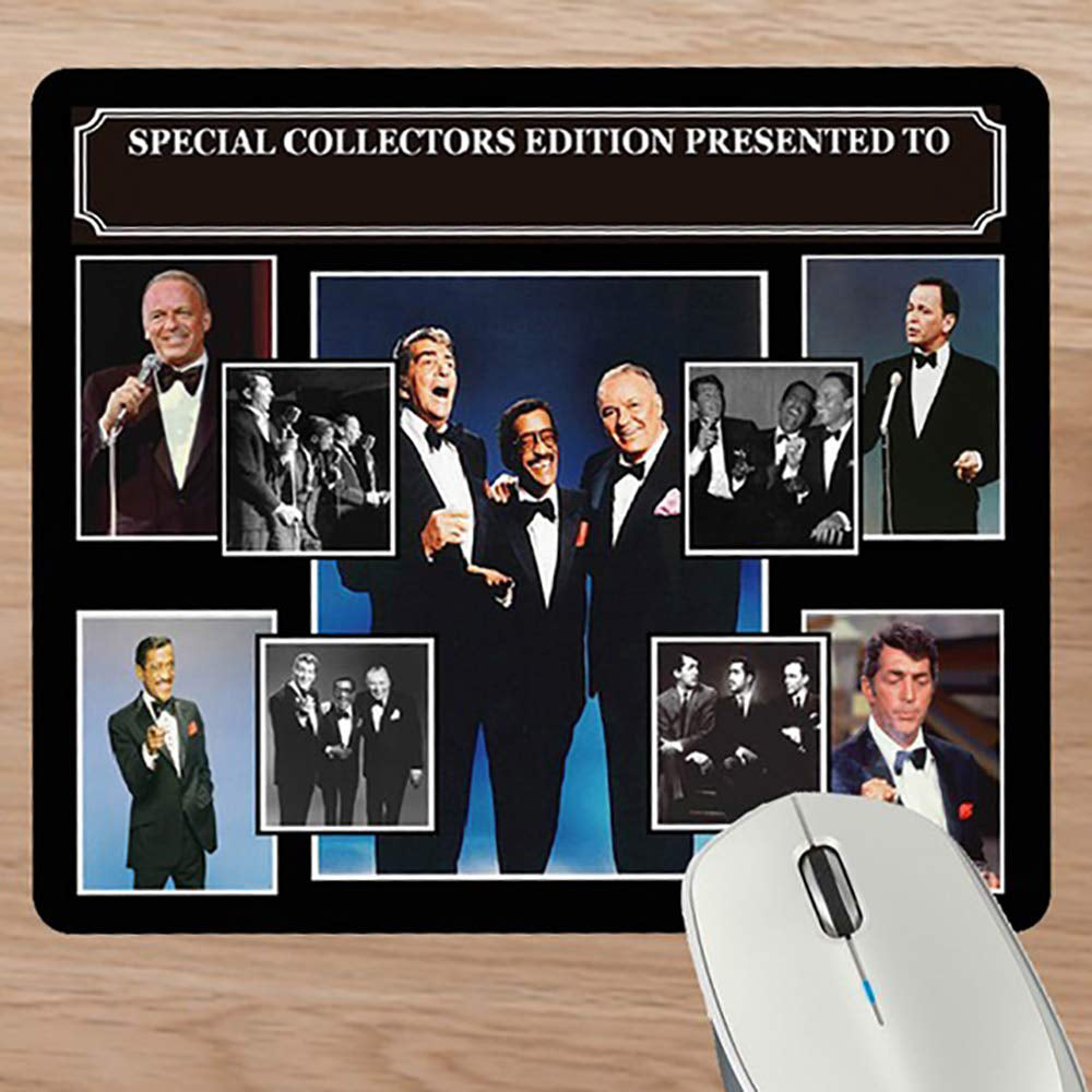 Rat Pack Personalised Icon Mouse Mat Gift