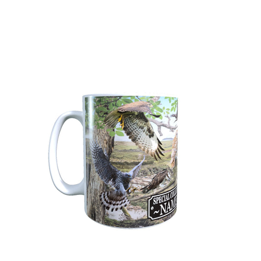 British Bird of Prey Personalised Mug Gift