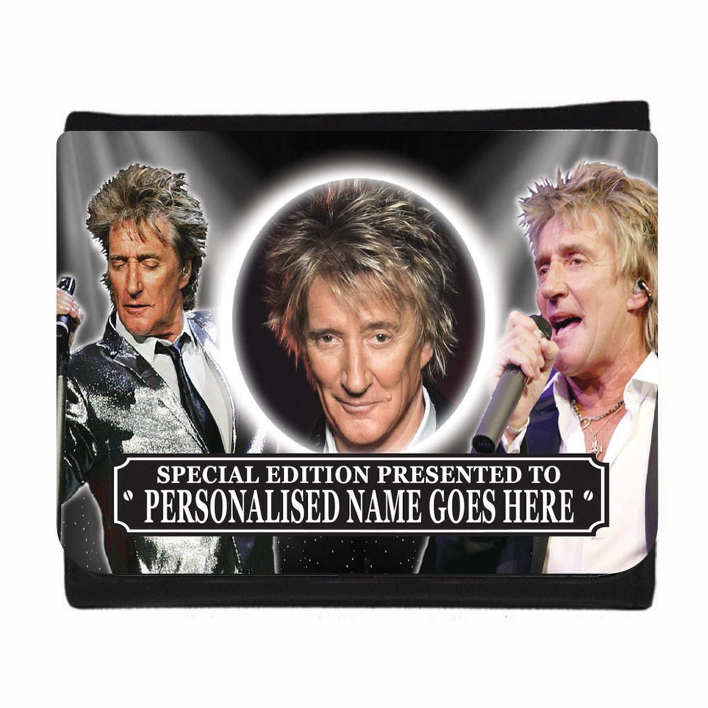 Rod S Celebrity Music Icon Personalised Wallet Gift Singer-Stewart