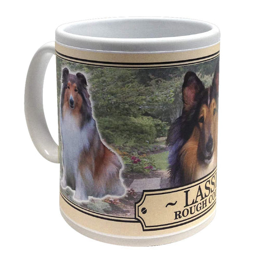Rough Collie Personalised Dog Breed Gift Mug