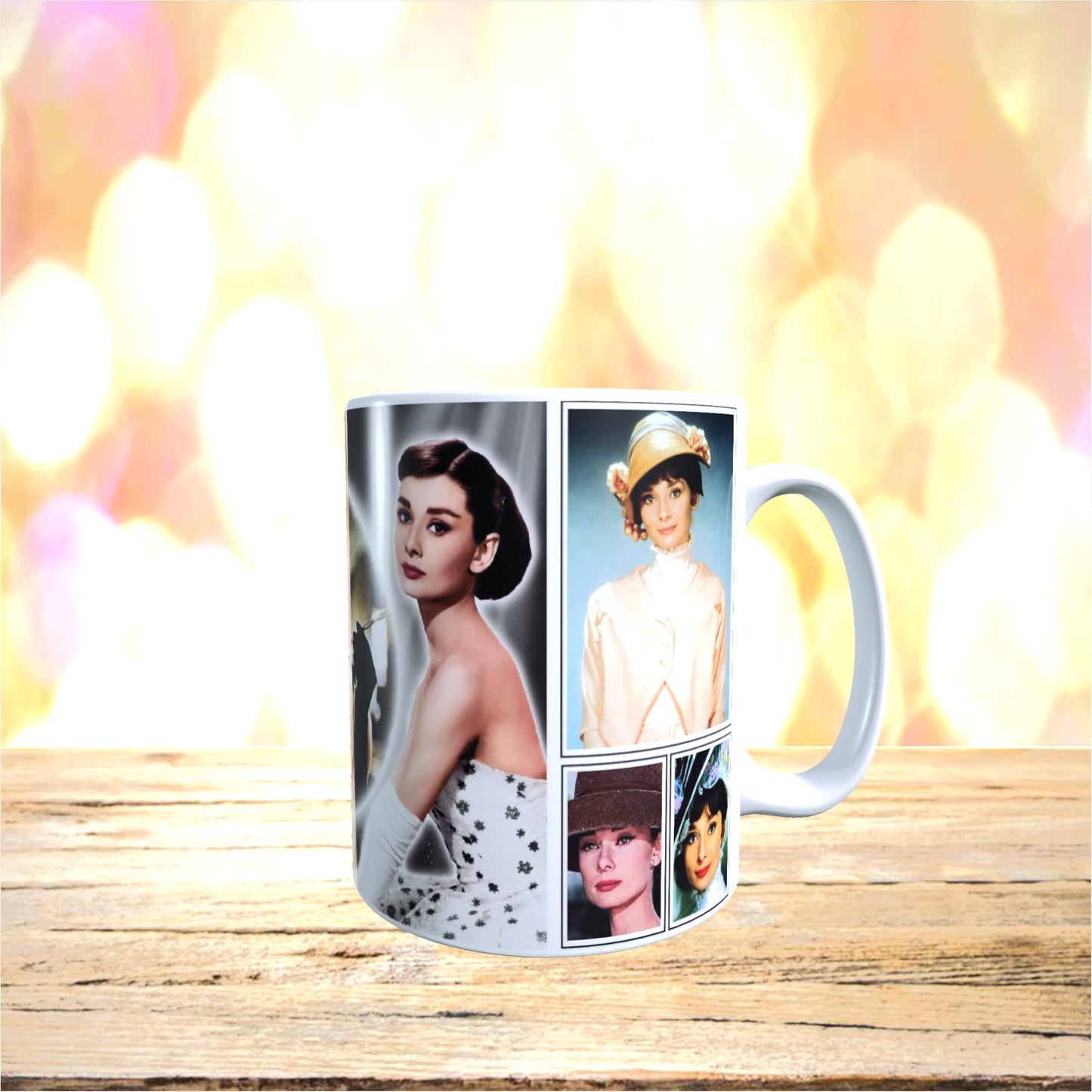 Hepburn Celebrity Icon Mug Gift Movie Star*Audrey
