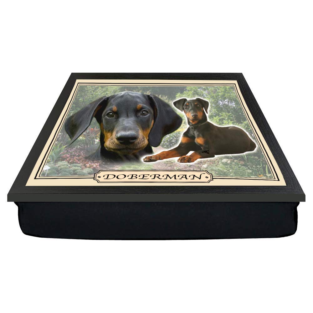 Doberman Dog Breed Gift Lap Tray