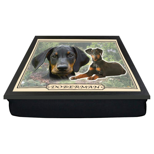 Doberman Dog Breed Gift Lap Tray