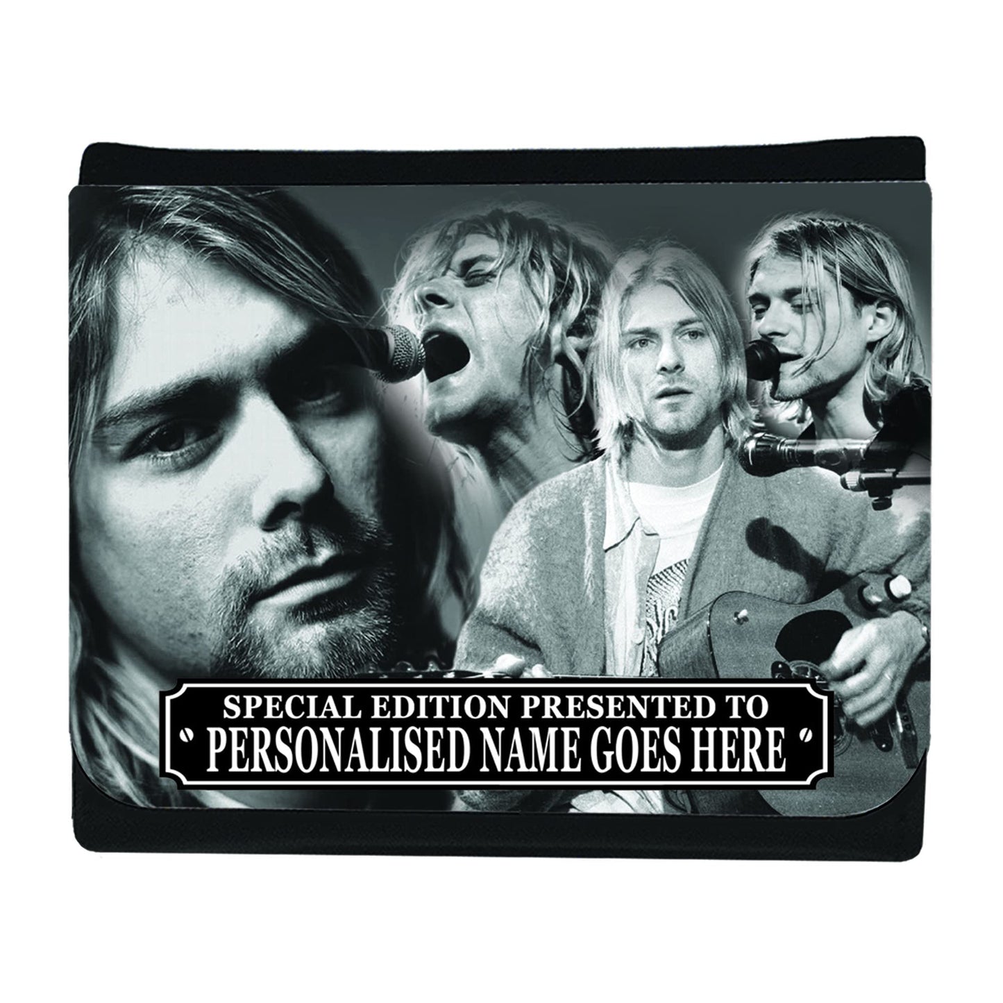 Kurt-Cobain Celebrity Icon Personalised Wallet Gift Kurt