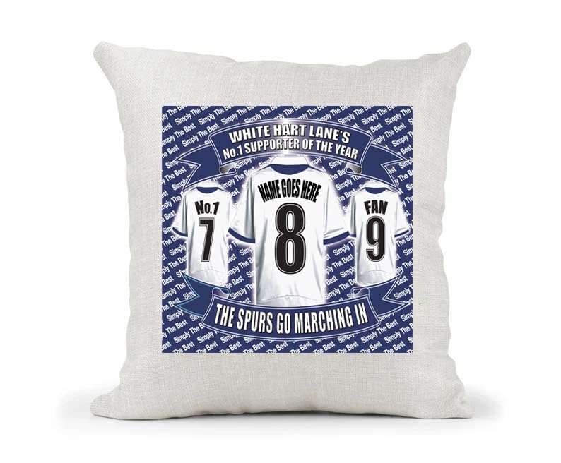 TOTT Personalised Football Country Canvas Style Cushion Cover Gift